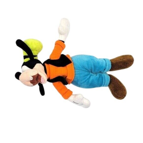 2/$15 Disney Store Goofy Plush Soft Doll Black 9" Orange Shirt Pants Hat Floppy - Picture 7 of 10